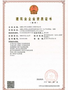 叁级资质证书副本